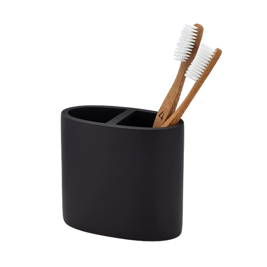Matte Black Toothbrush Holder