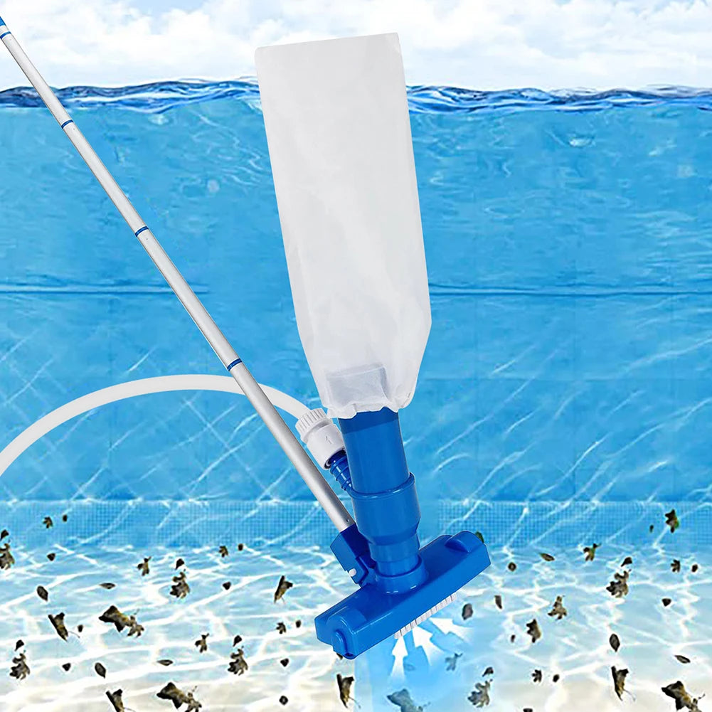 Portable Swimming Pool Cleaning Tool Kit with 5 Section Pole Pool Spa Jet Vacuum Cleaner for above Ground Pool Spa Pond Hot Tub